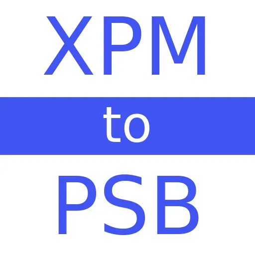 XPM to PSB
