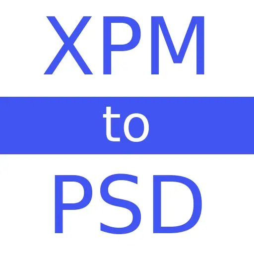 XPM to PSD